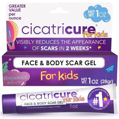 Gentle Formula Scar Gel for Kids, Grape Scent