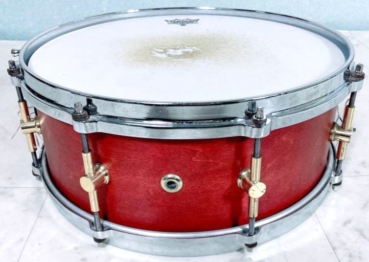 Малый барабан CANOPUS MO-1455 с масляной отделкой из клена 14 дюймов x 5,5 дюйма сделано в Японии - Изображение 4 из 4