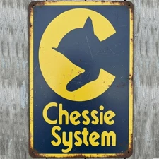 Chessie System Railroad 8 x 12 Vintage Novelty Metal Sign Made In USA