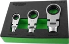VIM Tools DDFRA100 3 Piece Dual Drive Flex Ratcheting Attachment Set New!