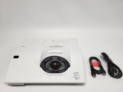 Hitachi CP-BW301WN Projector, 1280x800, HDMI, Short-Throw (706 Lamp Hours)