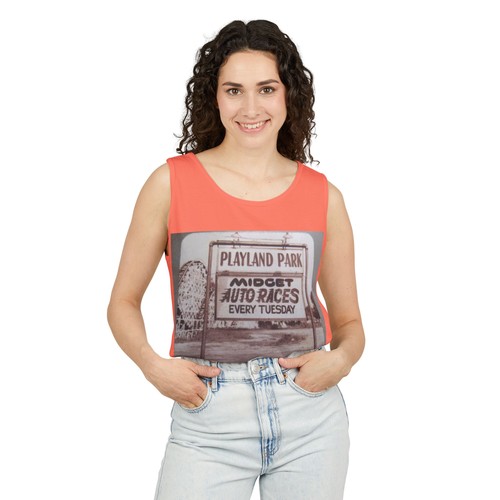 Unisex Garment-Dyed Tank Top Vintage Playland Park Werbung - Bild 20 von 65