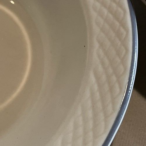 Menge 8 kleine Schüsseln Brot Salat Dessert grau silber Streifen Jackson Custom China - Bild 10 von 20