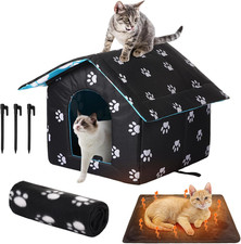 Outdoor Waterproof Cat House Stray Pet Outdoor Houses for Feral Shelter for Cats