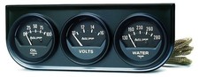 Autometer Gauge Panel Assembly 2-116 In Dia Auto Gage Analog Black Face Kit Autometer Gauge Panel Assembly 2-116 In Dia Auto Gage Analog Black Face Kit