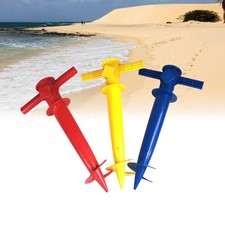 Outdoor Umbrella Base Beach Spike Patio Holder Sand Anchor Stand