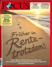 FOCUS Magazin 27/2026: Früher in Rente - tro...