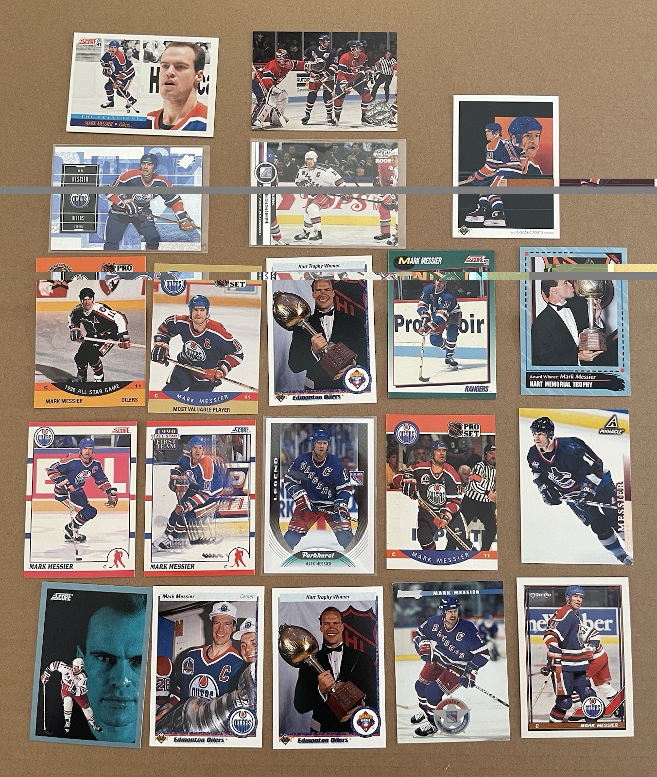 Mark Messier #20 2011-12 Score Hockey Recollection Collection