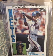 Lot Of (2) 1984 Rookies Darryl Strawberry Topps & Fleer # 182 & #599🔥🔥🔥 Nice!