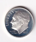 1992 S Proof Silver Roosevelt Dime 10c Coin From Silver Proof Set #768