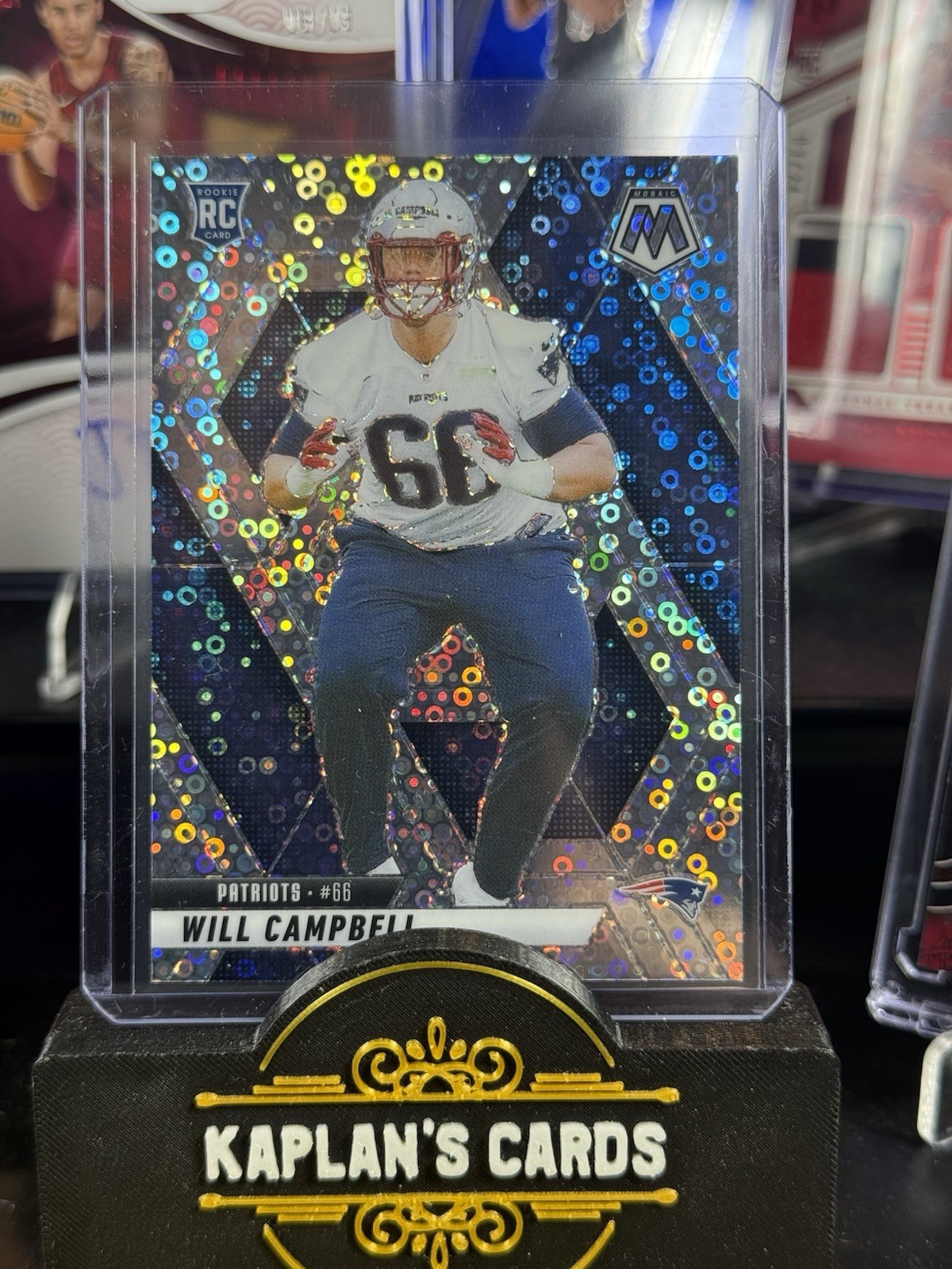 2025 Panini Mosaic #378 Will Campbell Mosaic No Huddle Silver No Huddle ⭐️