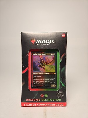 Magic: The Gathering Starter Commander Deck   Draconic Destruction (Red-Green)