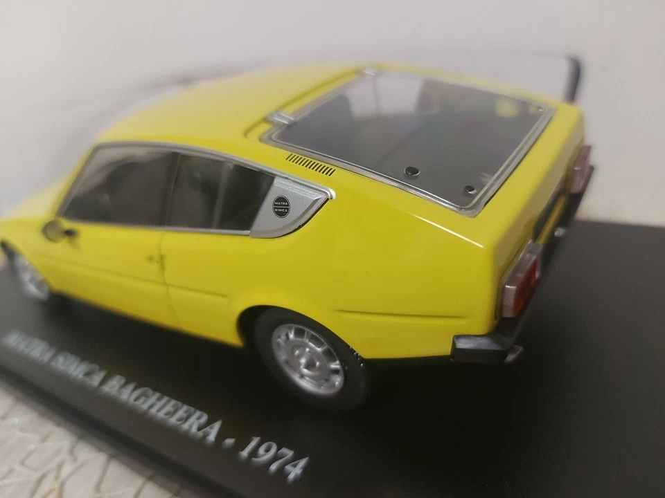 MODELLINO AUTO STATICO CENTAURIA MATRA SIMCA BAGHEERA 1974 CON VETRINA 1:24 - Immagine 4 di 4