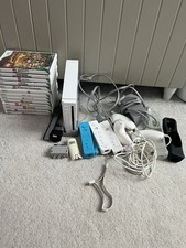 Nintendo Wii Console Bundle with Controllers and Games White