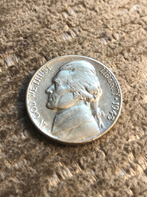 U.S. Jefferson Nickel BU 1943-S War Silver