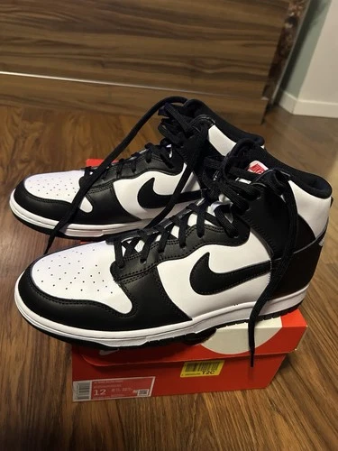 Nike W Dunk High Panda Gr. 44.5 US W 12 DD1869-103