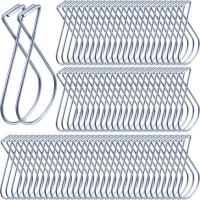 50 Packs Ceiling Hook Tile Hooks T-Bar Clips Drop Grid Clip Heavy Duty for Light