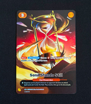 Azuki TCG Gates Awakened Sand Stands Still AZK01-101 SR Spell