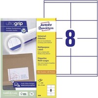 Avery Zweckform Universal-Etiketten 105 X 70 Mm Weiß 800 Etiketten