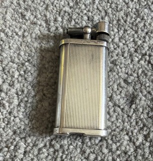 Vintage Collectible Dunhill Unique Lift Arm Silver Lighter