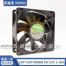NIDEC TA450DC B35502-35 12V 1.4A 12038 12CM violent case fan