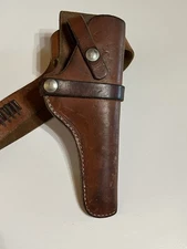 Hunter 1100-24 Leather Holster with Ammo Belt Size 37