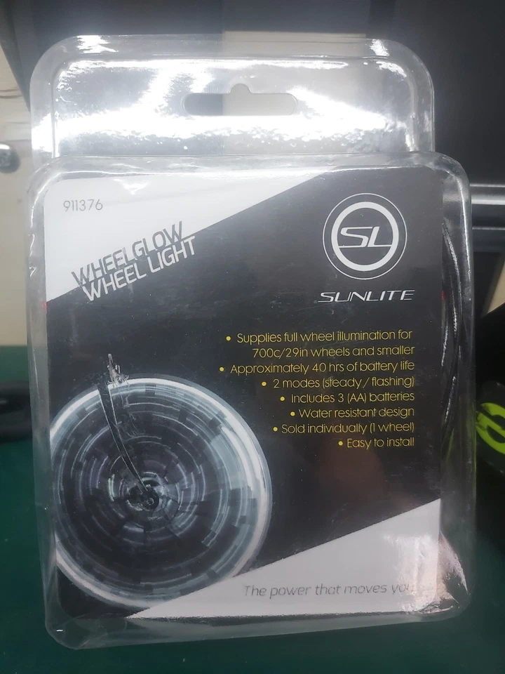 Par de luces brillantes para rueda de bicicleta Foto 2 de 4