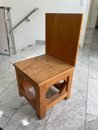 Römischer (Matronen-)STUHL aus massiver Eiche - historisch authentische Replik!