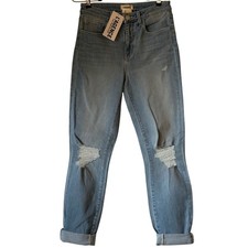 L'AGENCE Hayden High Rise Skinny Jeans Ventura Light Wash Distressed Size 25 NEW