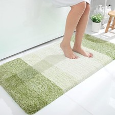 OLANLY Large Bathroom Rugs Mat 50x30, Extra Soft 50" X 30", Mustard Yellow