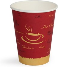 Disposable Paper Coffee Cups Hot To-Go Cups for Coffee  Tea Bulk 100  1000ct
