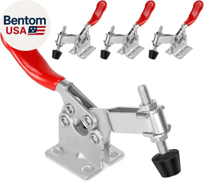 4 Pack Toggle Clamps, Hold down Clamp 220Lbs Holding Capacity Quick Release Hori