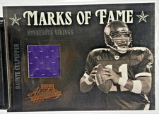 DAUNTE CULPEPPER PATCH 60/75 - 2004 Absolute Mark of Fame #MOF-7 Vikings