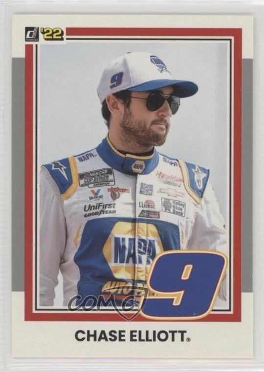 2022 Panini Donruss NASCAR Retro 1981 Silver Chase Elliott #191 0q1p