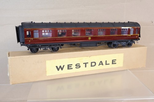 WESTDALE SPUR O BAUSATZ GEBAUT LMS 57' STANIER 3. KLASSE REISEBUS 1861 OVP | Zustand: Used