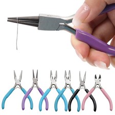 Small Pliers Jewelry Accessories Repair Making Round Nose Needle-Nose-Pliers