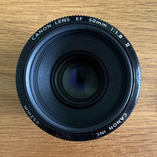 Canon EF 50mm f/1.8 II Prime Standard Lens, Auto & Manual Focus, 52mm Filter