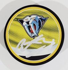 MATTHEW WOOD SIGNED NASHVILLE PREDATORS REVERSE RETRO NHL HOCKEY PUCK + LOA