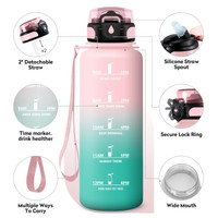 Kollykolla 1.5L Sport-Trinkflasche Bpa-Frei Auslaufsicher