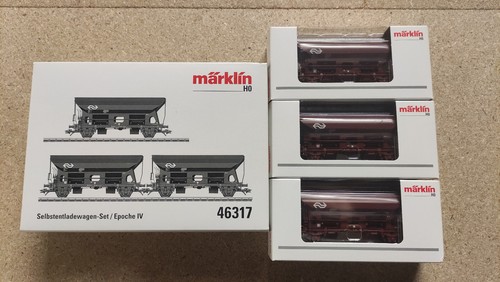 Märklin 46317 H0 Selbstentladewagen-Set der NS 3-teilig (P355) | Condition: Gebraucht