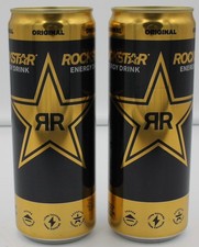 Rockstar Original Energy Drink 2-pack Black Gold 24 Oz 120 Mg Caffeine New Rockstar Original Energy Drink 2-pack Black Gold 24 Oz 120 Mg Caffeine New