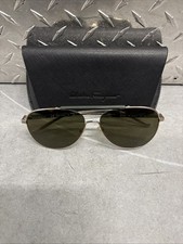 Salvatore Ferragamo Black Sunglasses SF174S 726 60-14 145 3 Made In Italy