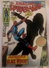 Amazing Spider-Man #86 -FN 1st App. classic Black Widow - Signed By John Romita