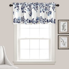 Tanisha Curtain Valance - Light Filtering, Floral Vine Print, Beautiful, Mode...