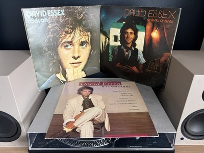 David Essex Rock On / Greatest Hits / All The Fun Of The Fair Vinyl x 3