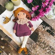 Articulated Doll Crochet, Handmade Crochet Amigurumi Doll Gift, Amigurumi Doll