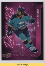 2024-25 Upper Deck PWHL Dazzlers Pink Jessie Eldridge #DZ-9 READ 3d2