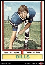 1974 Topps #79 Walt Patulski Bills Notre Dame 7 - NM