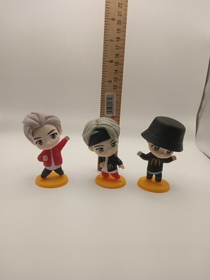 McDonald's TinyTAN BTS Happy Meal Toy 3 figures 