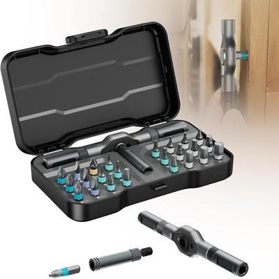 SEESE Ratchet Magetic Screwdriver Set: S2 Steel Precision Set -